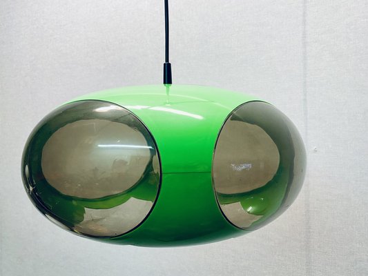 Vintage UFO Ceilings Lamp in Green from Massive Belgium, 1970s-PYR-1808135