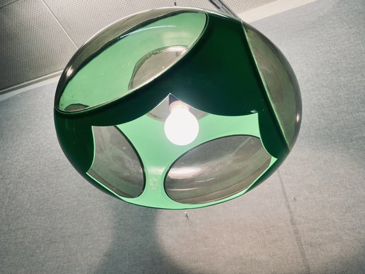 Vintage UFO Ceilings Lamp in Green from Massive Belgium, 1970s-PYR-1808135