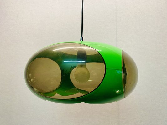 Vintage UFO Ceilings Lamp in Green from Massive Belgium, 1970s-PYR-1808135