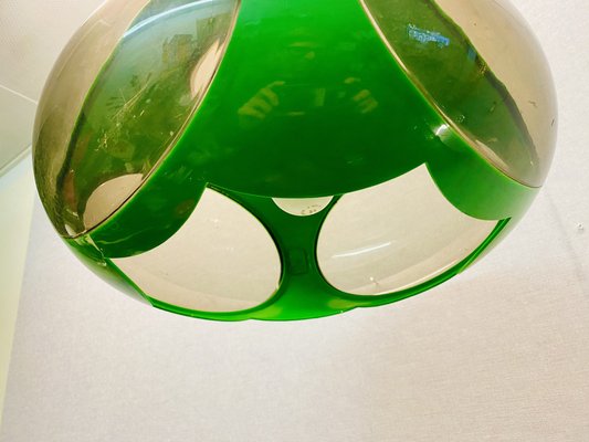 Vintage UFO Ceilings Lamp in Green from Massive Belgium, 1970s-PYR-1808135