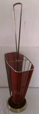 Vintage Umbrella Stand with Chromed Steel Frame, 1960s-HOI-828385