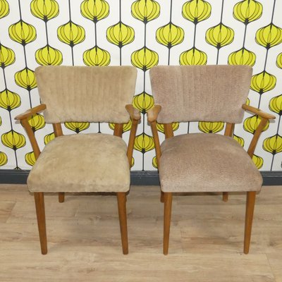 Vintage Upholstered Wood Armchair, 1960s-AFE-1816089