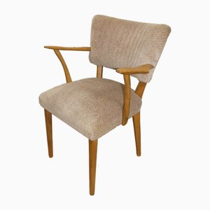 Vintage Upholstered Wood Armchair, 1960s-AFE-1816089