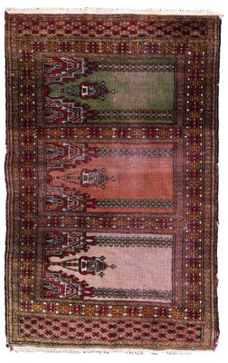 Vintage Uzbek Bukhara Rug, 1950s-JZV-1352653