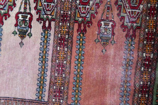 Vintage Uzbek Bukhara Rug, 1950s-JZV-1352653