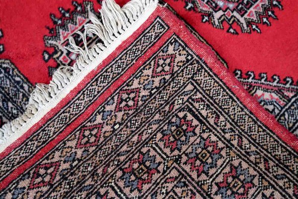 Vintage Uzbek Bukhara Rug, 1970s-JZV-1357281