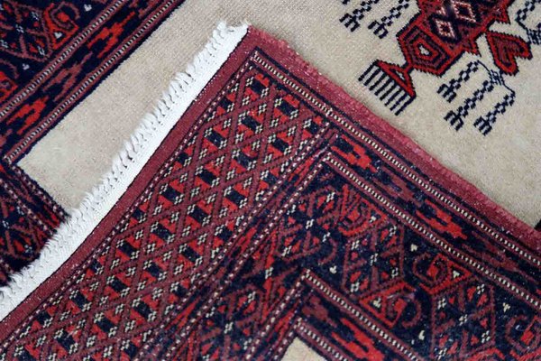 Vintage Uzbek Bukhara Runner Rug, 1960s-JZV-1352638