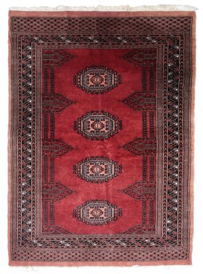 Vintage Uzbek Handmade Bukhara Rug, 1960s-JZV-1703308