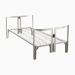 Vintage Vanessa Enamelled Metal Bed from Gavina, Italy, 1970s-VMM-2036355