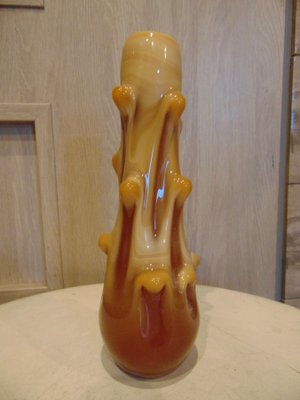 Vintage Vase in Prokuplje Glass, 1970s-CAQ-1183496