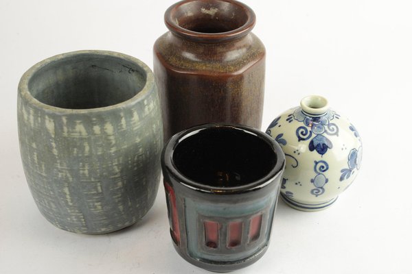 Vintage Vases in Ceramic, 1970s-HYQ-1343343