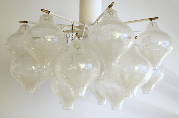 Vintage Viennese Model Tulipan Chandelier by J. T. Kalmar, 1950s-OV-1813756