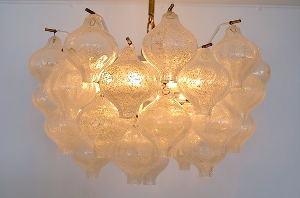 Vintage Viennese Tulipan Chandelier from J. T. Kalmar, 1950s-OV-1419343