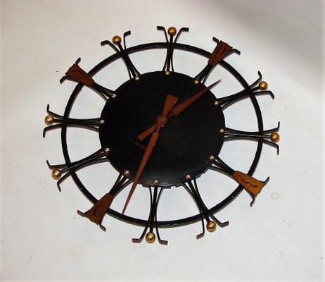 Vintage Wall Clock from Electro Ducado, 1970s-XHP-1241278