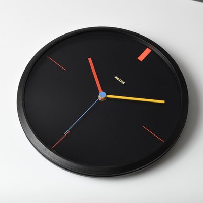 Vintage Wall Clock from Philips, 1980s-IXK-1796711