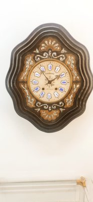 Vintage Wall Clock in Wood-QLH-1742572