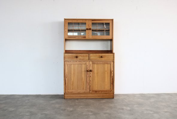 Vintage Wall Cupboard in Pine, Sweden, 1970s-FUN-1740271