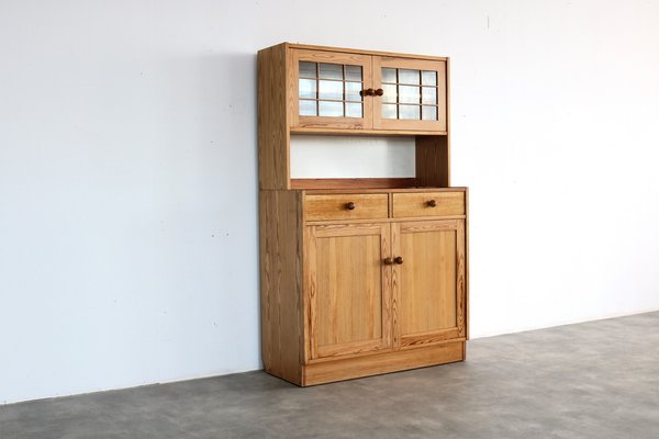 Vintage Wall Cupboard in Pine, Sweden, 1970s-FUN-1740271