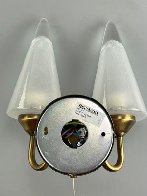 Vintage Wall Lamp from Honsel Glas, 1960s / 70s-EJL-1362047