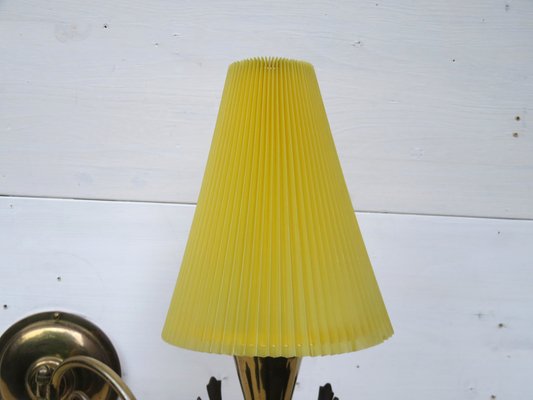 Vintage Wall Lamp in Brass, 1950s-EY-1342357