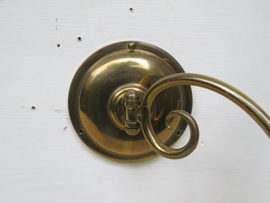 Vintage Wall Lamp in Brass, 1950s-EY-1342357