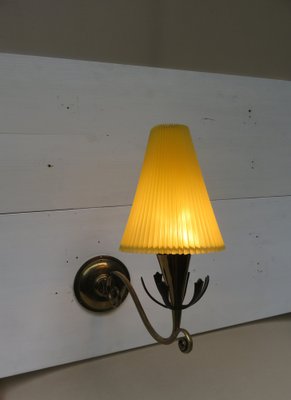 Vintage Wall Lamp in Brass, 1950s-EY-1342357