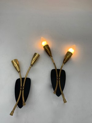 Vintage Wall Lamps, 1950s, Set of 2-XQC-1730425