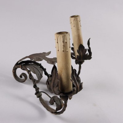 Vintage Wall Lights in Metal, Set of 2-VMM-1799657