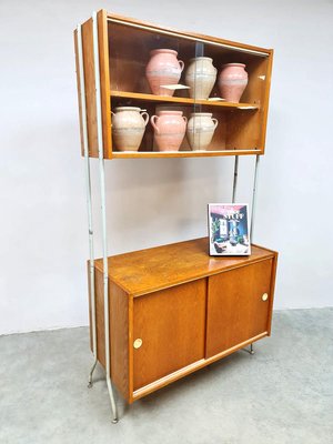 Vintage Wall Unit Bookcase Cabinet, 1960s-BW-1793941