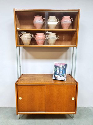 Vintage Wall Unit Bookcase Cabinet, 1960s-BW-1793941