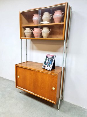 Vintage Wall Unit Bookcase Cabinet, 1960s-BW-1793941