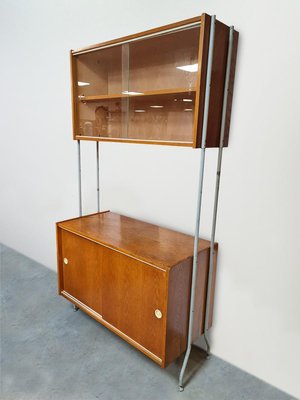 Vintage Wall Unit Bookcase Cabinet, 1960s-BW-1793941