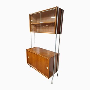 Vintage Wall Unit Bookcase Cabinet, 1960s-BW-1793941