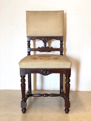 Vintage Walnut Chairs, Set of 10-NPC-1254483