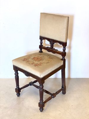 Vintage Walnut Chairs, Set of 10-NPC-1254483