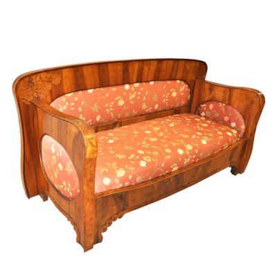 Vintage Walnut Liberty Sofa-YNQ-594612