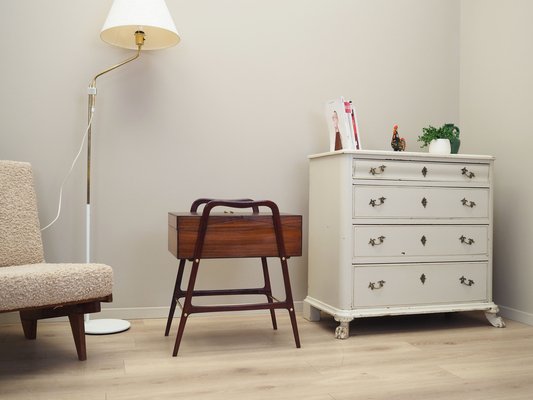 Vintage Walnut Sewing Table, 1970s-VND-1732990