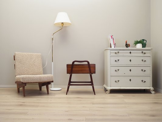 Vintage Walnut Sewing Table, 1970s-VND-1732990