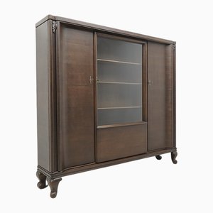 Vintage Wardrobe in Oak, 1920s-ZFH-2034983