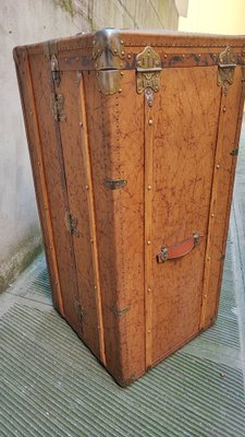 Vintage Wardrobe Travel Trunk, 1950s-NA-1723235