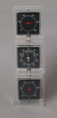 Vintage Weather Station in Acrylic Glass from Barigo, 1980s-ESB-1722571