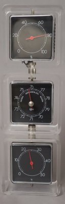 Vintage Weather Station in Acrylic Glass from Barigo, 1980s-ESB-1722571