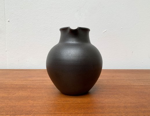 Vintage West German Studio Pottery Carafe Vase by Eva Kumpmann, 1970s-UAH-1365933