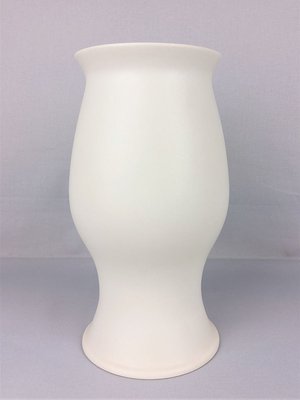 Vintage White Ceramic Vase by Franco Pozzi, 1970s-YBU-933292