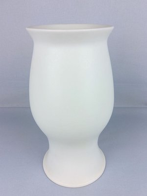 Vintage White Ceramic Vase by Franco Pozzi, 1970s-YBU-933292