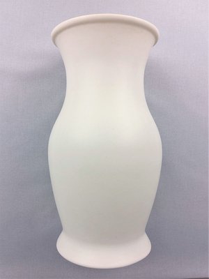 Vintage White Ceramic Vase by Franco Pozzi, 1970s-YBU-933292