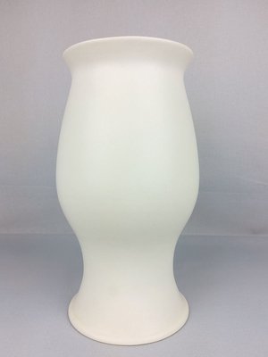 Vintage White Ceramic Vase by Franco Pozzi, 1970s-YBU-933292