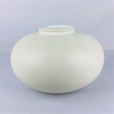 Vintage White Ceramic Vase from Carstens, 1960s-YBU-933279