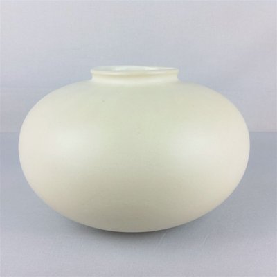 Vintage White Ceramic Vase from Carstens, 1960s-YBU-933279