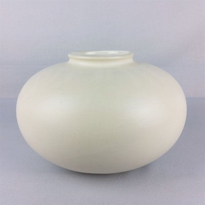 Vintage White Ceramic Vase from Carstens, 1960s-YBU-933279